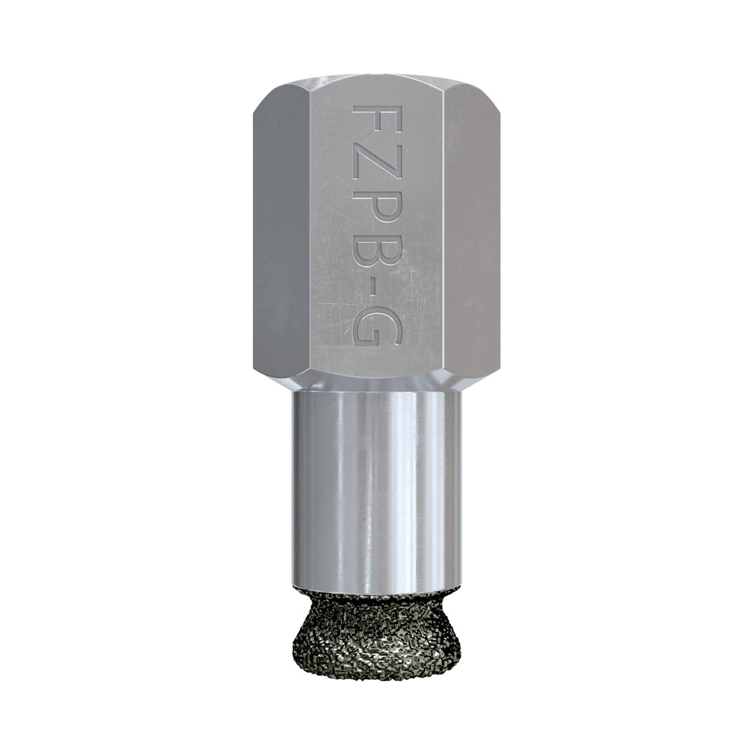 Undercut drill bit glass