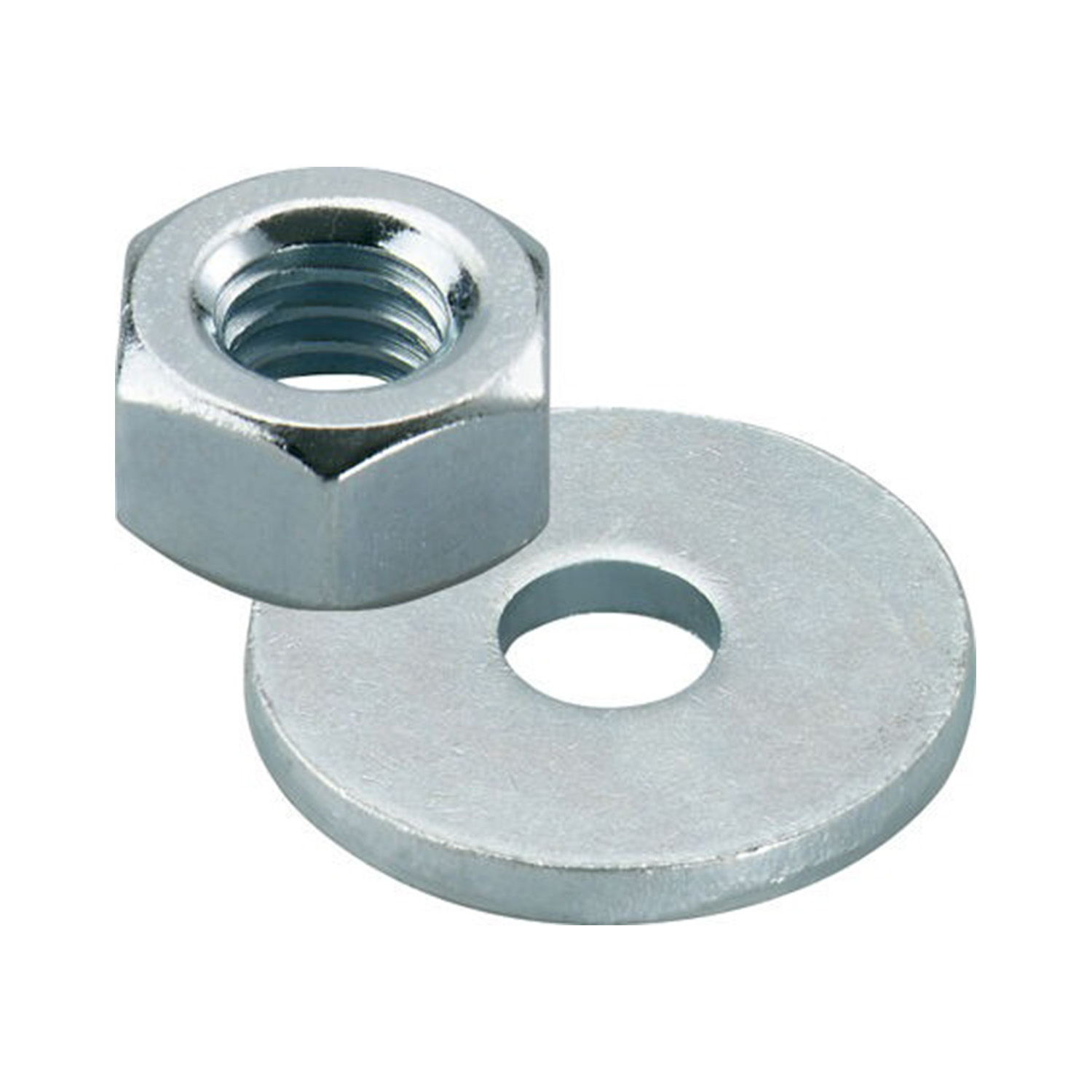 Nut and washer