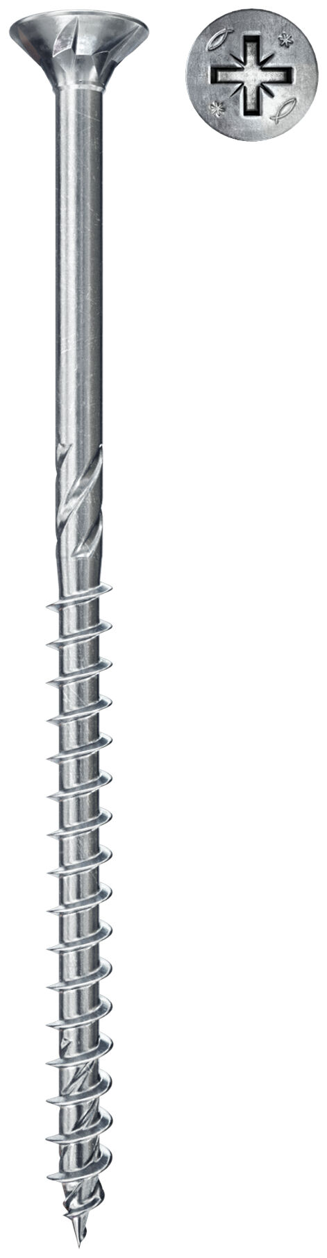 Chipboard screw FPF II CZP