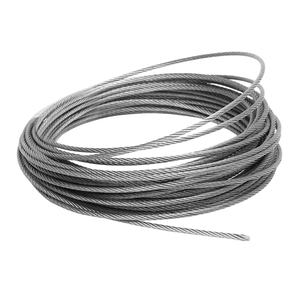 Stainless steel wire rope 7x19 wires, DIN 3060, A4