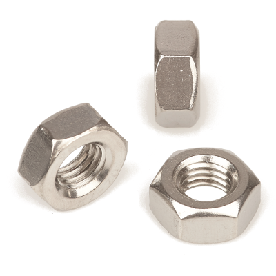 Hexagonal nut DIN 934, material A2 or A4