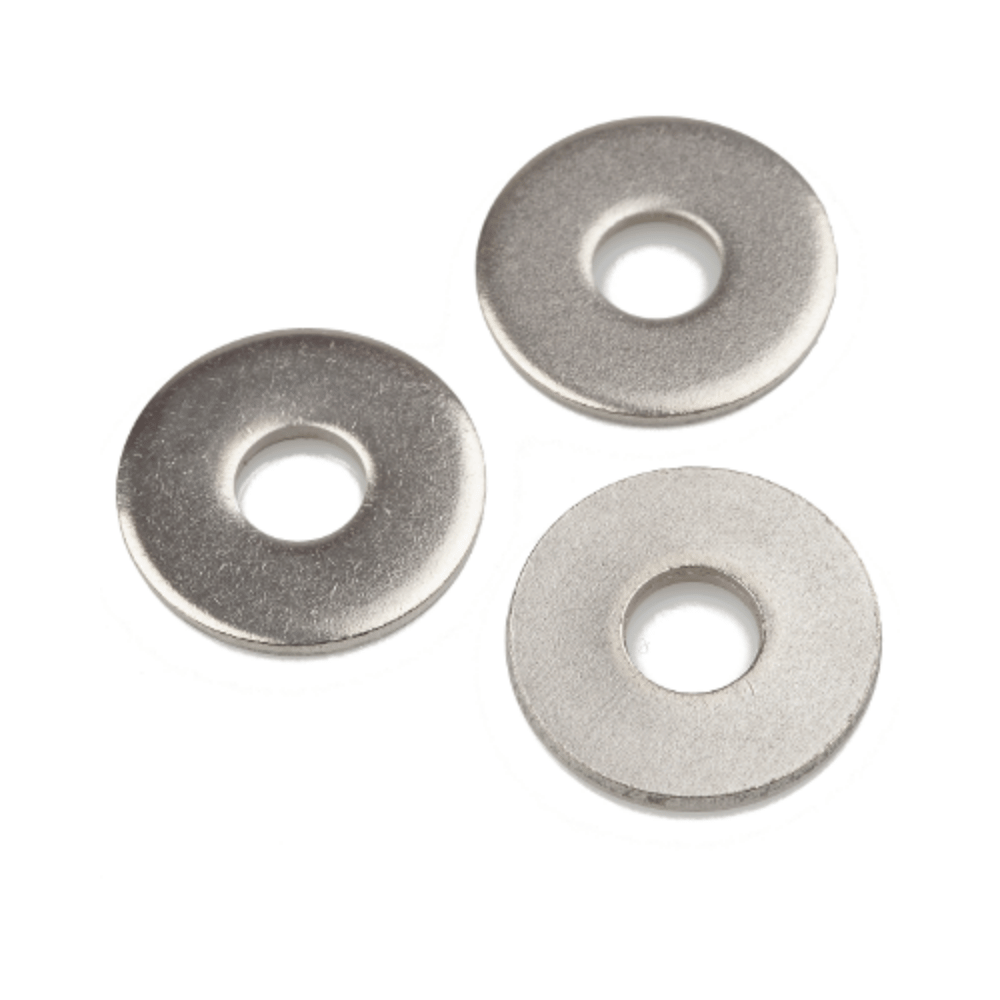 Plain washer, wide diameter, DIN 9021, material A2 or A4