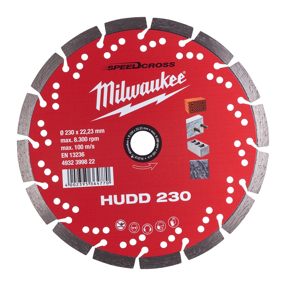 Dia.Disc HUDD 230mm-1pc