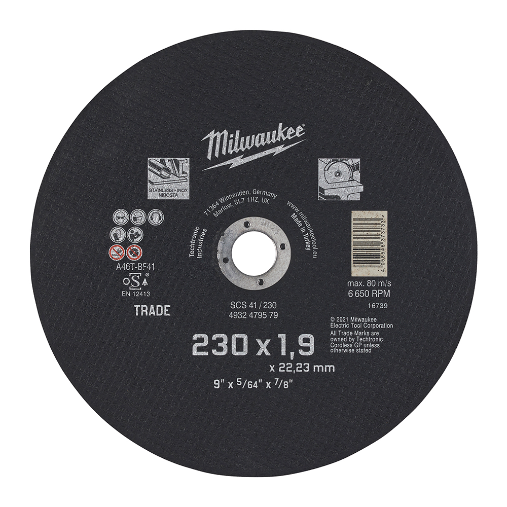 Cut.W Trade SCS41 230x1.9mm-1pc