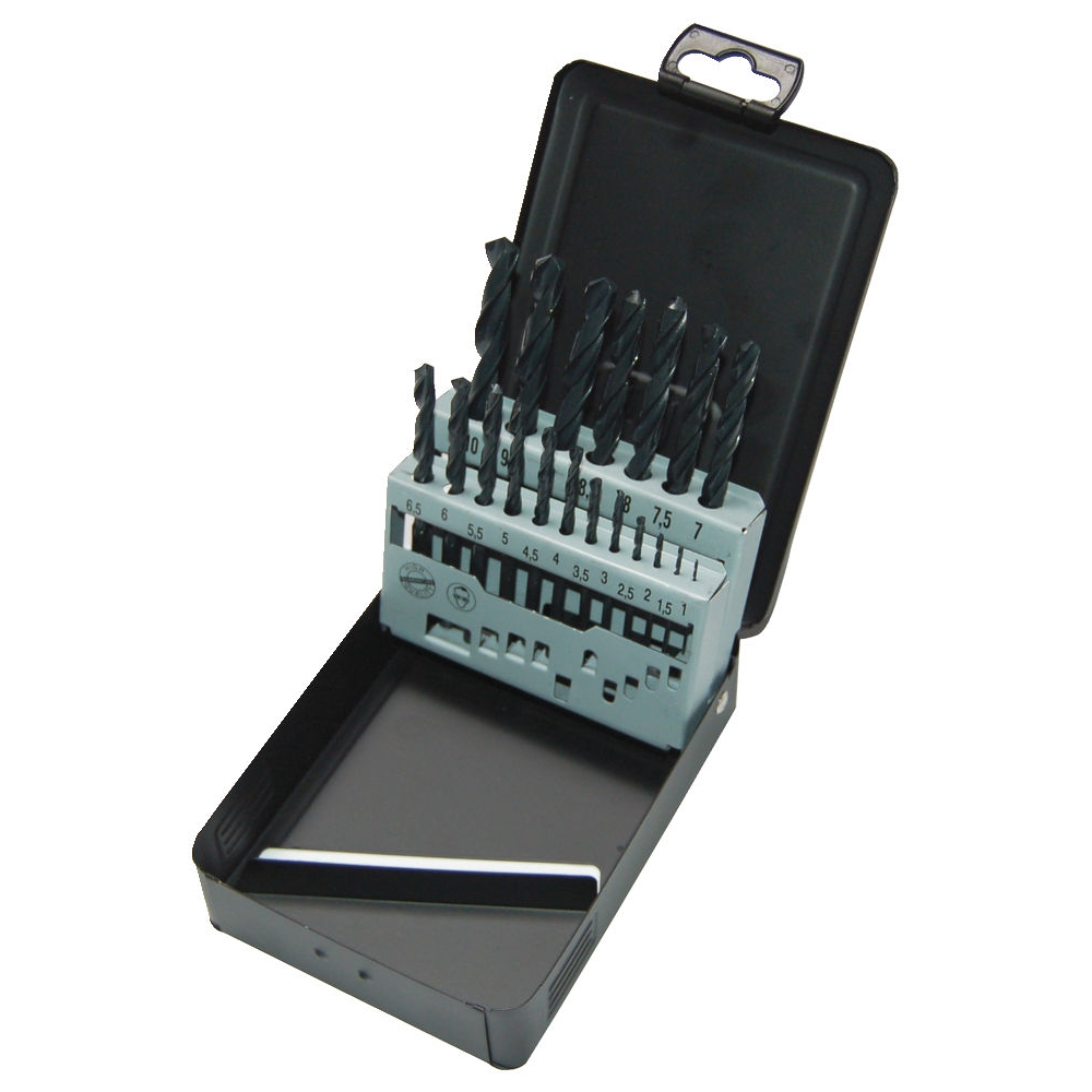 Metal Drill HSSR D338 Set-19pc