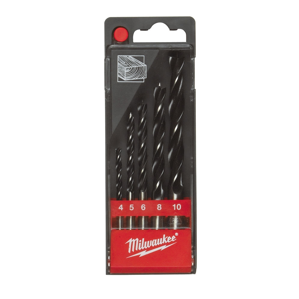 Wood Drill Brad Point Bit Set-5pc