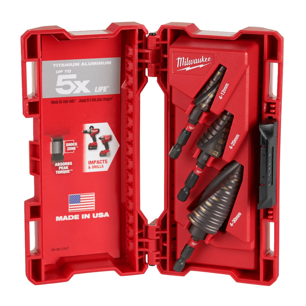Step Drill ShW Set-3pc