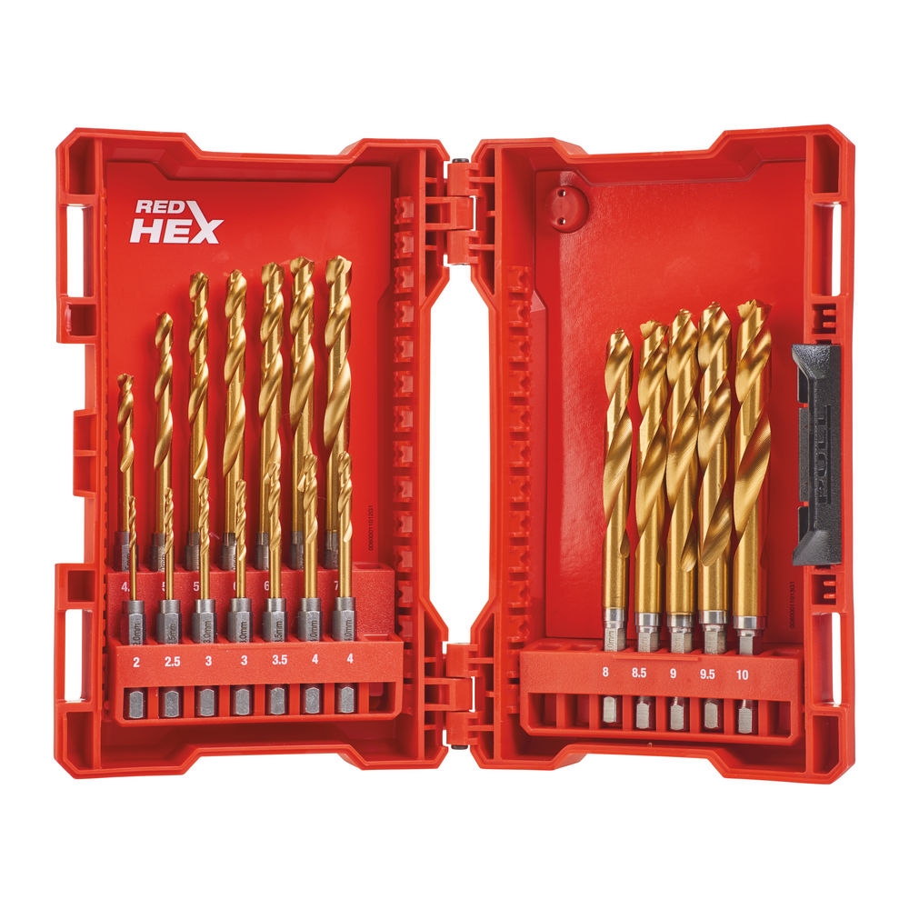 Metal Drill ShW HSSTiN CD Set-19pc