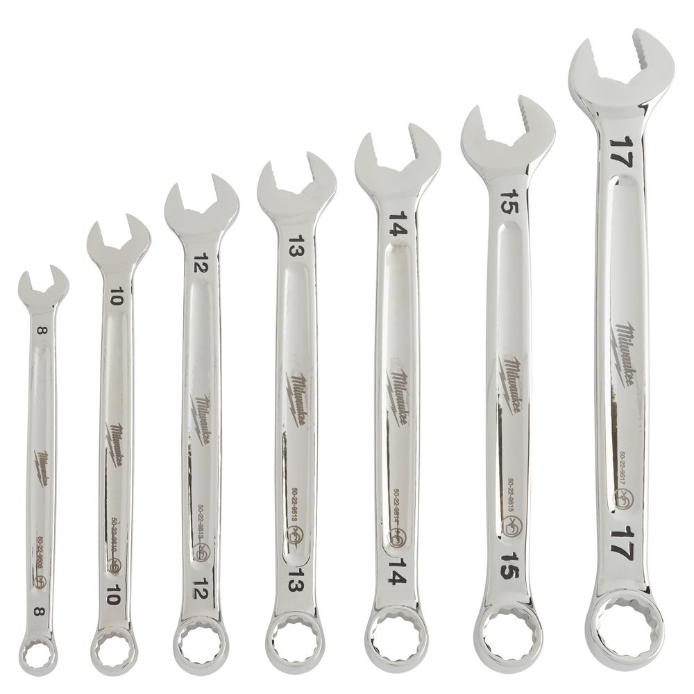 7pc Maxbite Metric Comb. Spanner Set–1pc