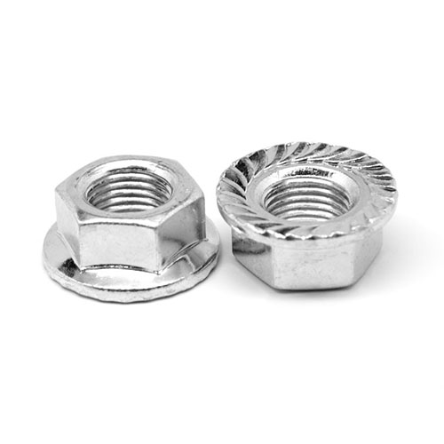 Nut with flange DIN 6923